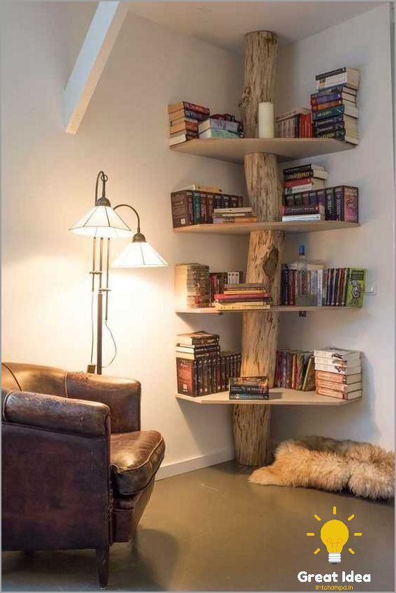 Book Shelves with Desk