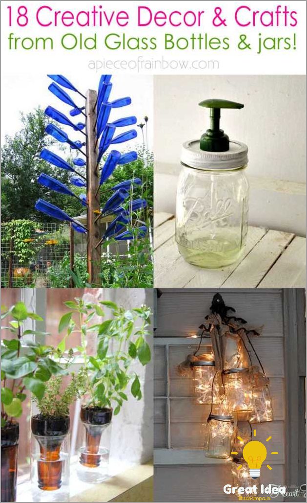 Creative Ideas for Glass Jars Inspiring DIY Projects and Decorations
