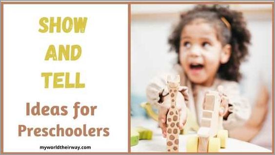 show and tell ideas for preschool engaging activit
