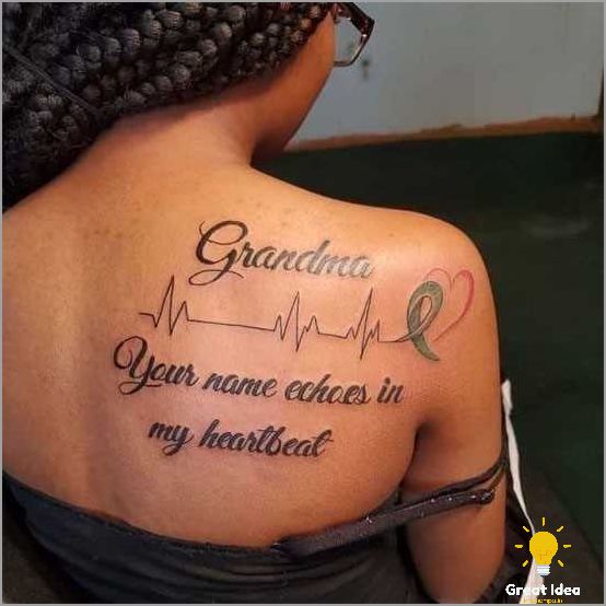 tattoo ideas for grandma meaningful designs to hon