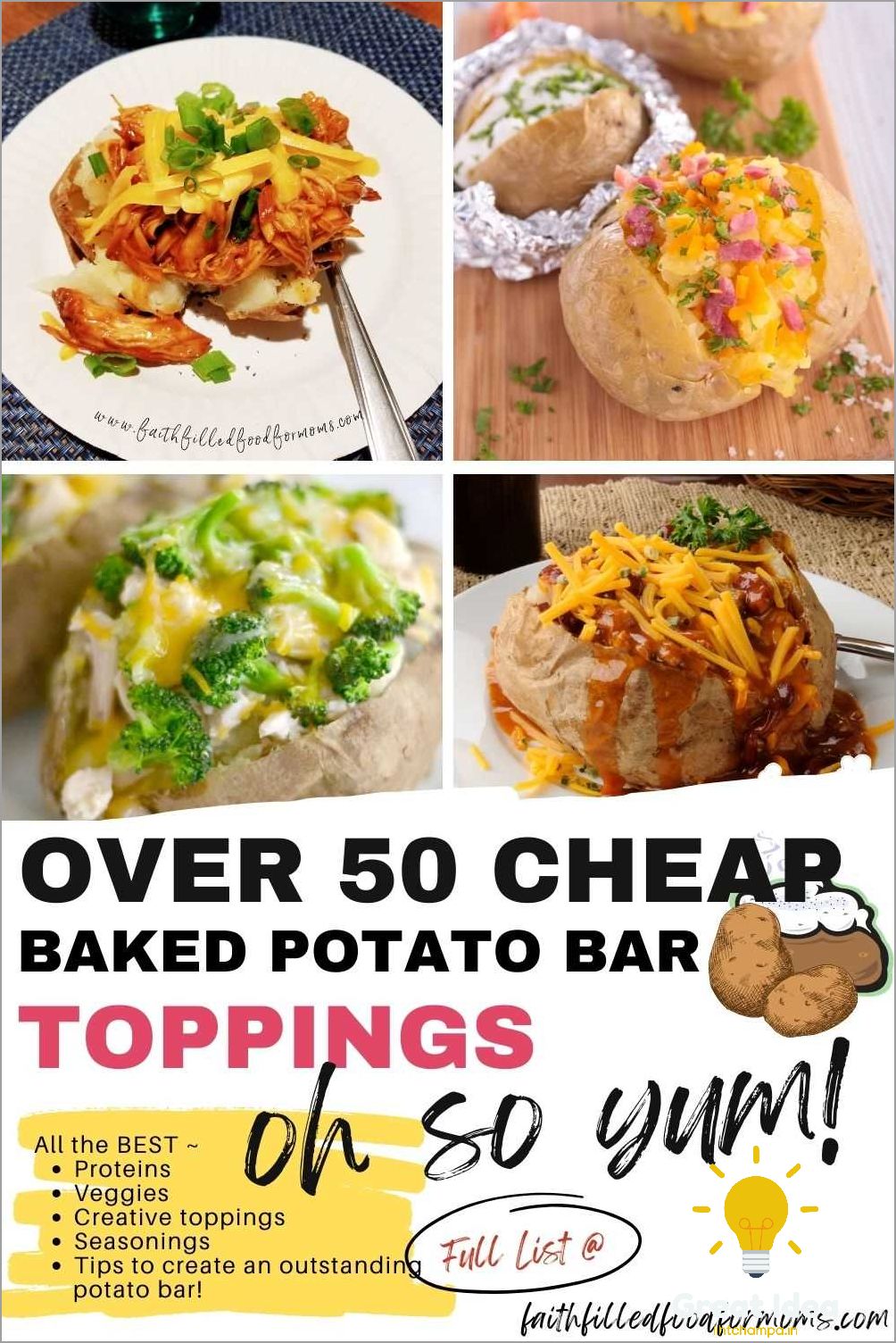 Ideas for a Potato Bar Delicious and Creative Toppings for Your Spuds