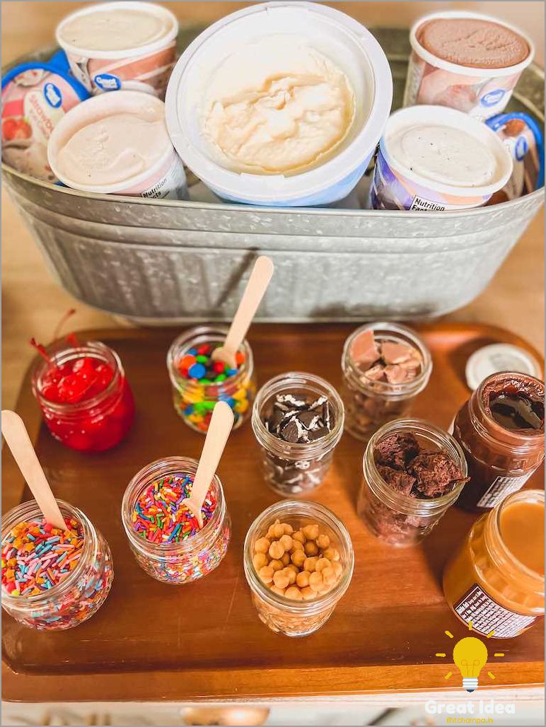 Ideas for Creating an Amazing Ice Cream Sundae Bar