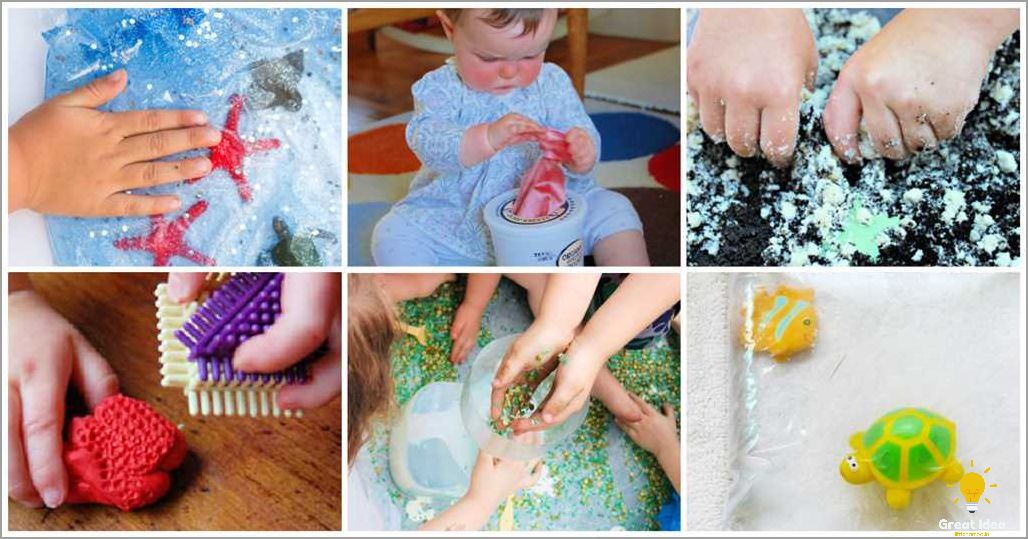 Sensory Play with Different Textures