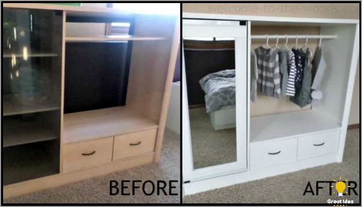 Transform Your Old Entertainment Center with These DIY Ideas
