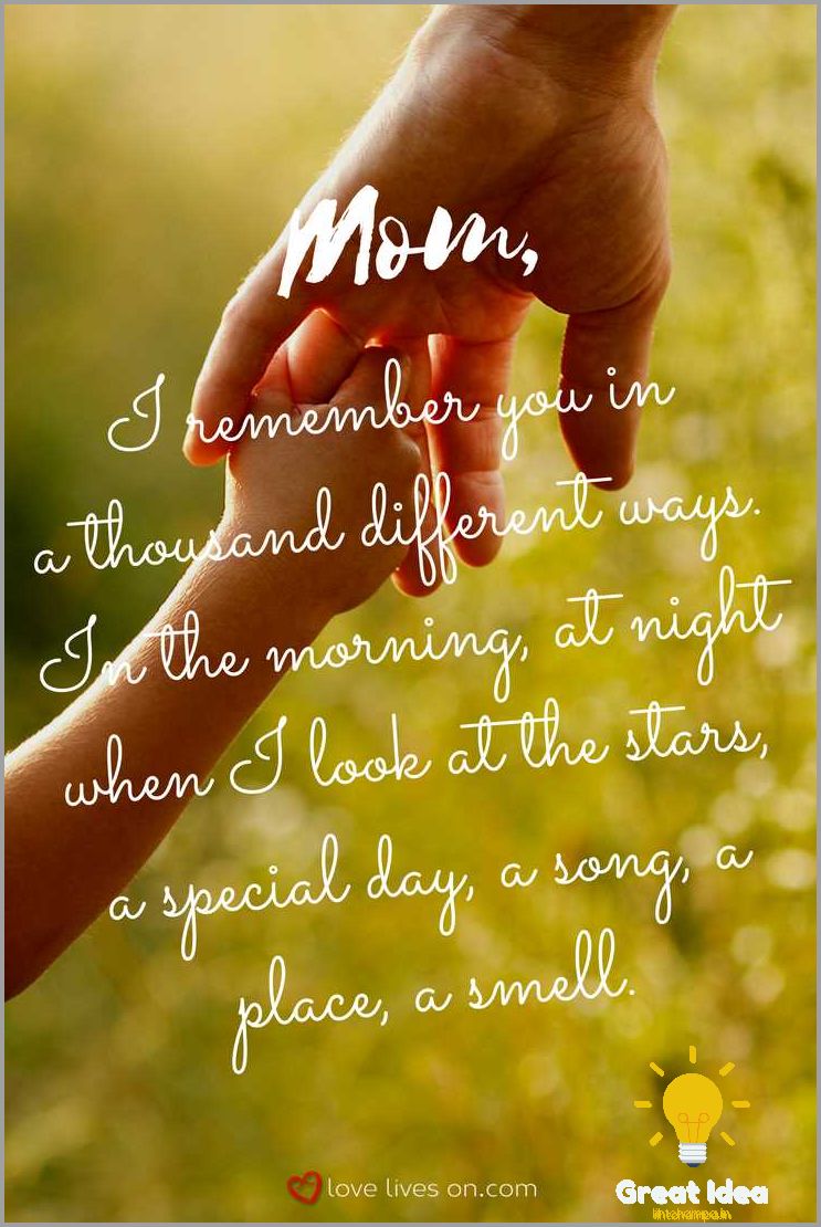 Meaningful Rituals to Remember Mom