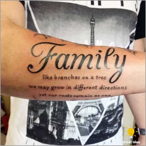 Unique Family Tattoo Ideas for Men | Tattoo Inspiration