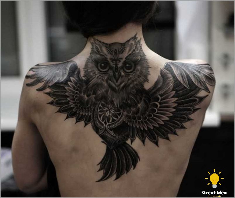 Geometric Owl Tattoos